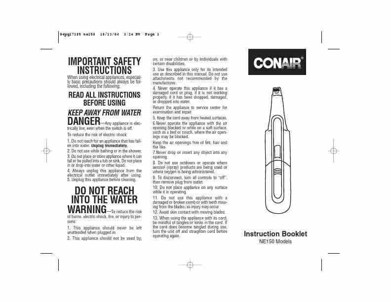 Conair Trimmer NE150-page_pdf